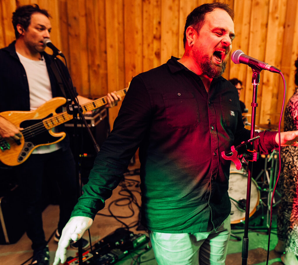 Wedding band music at Lodge Farm Weddings, York, North Yorkshire