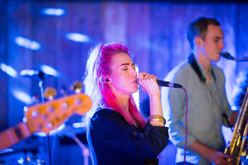 Live band, acoustic duo and dj at Foxtail Barns Wedding Venue With Lodges Stoke-on-Trent